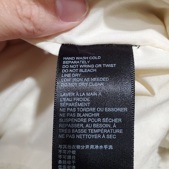 BDG Urban Outfitters Women's Cream Full-zip Sherpa Jacket Pockets Size M - Picture 9 of 12